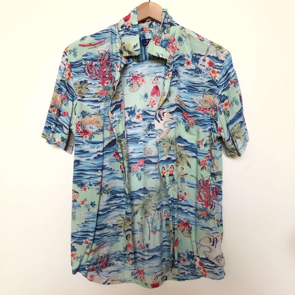 Polo By Ralph Lauren Men’s XS Hawaiian Button Down